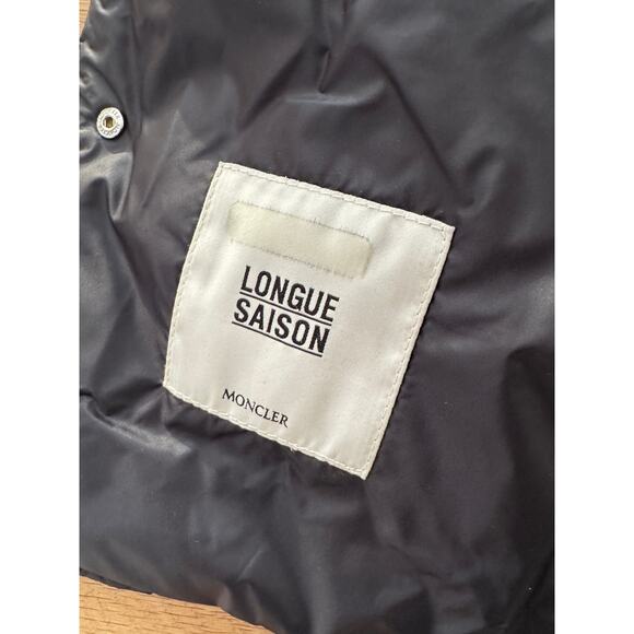 Moncler Liane Down Puffer Vest Gilet Black Size 2 (Medium) $1045 - Picture 7 of 9